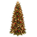 Albero di Natale Artificiale Slim Folto e Verde Abete Realistico