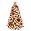 Albero di Natale Artificiale Innevato Abete Folto e Realistico 