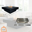 Camino a Bioetanolo Biocamino Design Moderno Senza Canna Fumaria