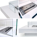 Camino a Bioetanolo Biocamino per Interno Esterno 1.5 lt, Riscaldamento 30 m2