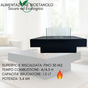 Camino a Bioetanolo Biocamino Ecologico da Interno o Esterno Design Moderno