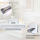 Camino a Bioetanolo da Interno o Esterno Caminetto Ecologico