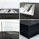 Camino a Bioetanolo Biocamino per Interno Esterno 1.5 lt, Riscaldamento 30 m2