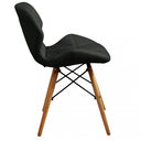 SEDIA MODERNA IMBOTTITA NERA -ANNAPOLIS