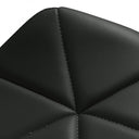 SEDIA MODERNA IMBOTTITA NERA -ANNAPOLIS