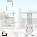 PLUST FADE LAMP Lampada da Terra Moderna Design  65x185/139