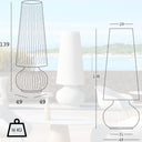 PLUST FADE LAMP Lampada da Terra Moderna Design  65x185/139