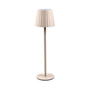 Set 12 Lampada da Tavolo Led Ricaricabile Touch 10x38h cm Rosso