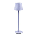 Set 12 Lampada da Tavolo Led Ricaricabile Touch 10x38h cm Rosso