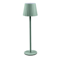 Set 12 Lampada da Tavolo Led Ricaricabile Touch 10x38h cm Rosso
