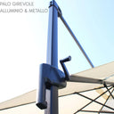 Ombrellone da Giardino 300x300 Palo Decentrato Girevole – Airvent