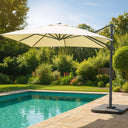 Ombrellone da Giardino 3x4 Palo Decentrato Girevole, Top Poliestere 220 g/mq