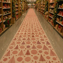 Corredor de nieve navideño