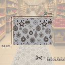 Corredor navideño de PVC