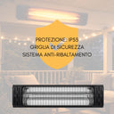 Riscaldatore a Infrarossi da Parete Stufa per Interno Esterno 2500 W