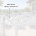 Set Salotto da Giardino 4 Posti Divano Poltrone con Cuscini e Tavolino Mobili Arredo Esterno per piscina terrazzo patio