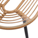 Tavolino da giardino esterno ripiano in vetro temperato 5 mm