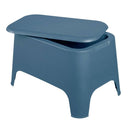 Set salotto da giardino esterno 4 posti divano tavolino poltrone con braccioli plastica design outdoor