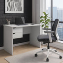 Scrivania per casa e ufficio tavolo pc computer con 2 cassetti