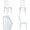 Sedia da Giardino Esterno Impilabile Trudy 40x39x92 cm