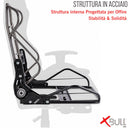 Sedia Gaming Poltrona da Ufficio Ergonomica con Supporto Lombare Braccioli e Poggiapiedi Estraibili per Pc PS5 e Xbox con Poggiatesta