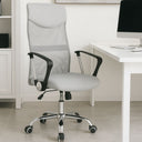 Sedia da Ufficio Ergonomica Poltrona Girevole con Braccioli, Altezza Regolabile