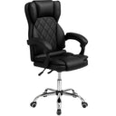 Sedia da Ufficio Poltrona Ergonomica Imbottita Girevole con Braccioli e Poggiatesta