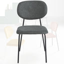 Set 4 Sedie Sala da Pranzo Imbottite in Tessuto cm 48x86h