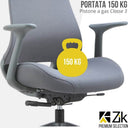 Sedia ufficio poltrona ergonomica girevole con supporto lombare e braccioli schienale oscillante pistone a gas