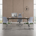 Sedie sala d'attesa poltrona visitatore imbottita con braccioli design