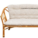 Set salotto da giardino esterno divano poltrone e tavolino