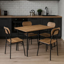 Set tavolo e sedie per cucina o sala da pranzo 4 posti 