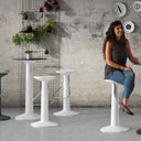 Taburete con reposapiés Diseño TOOL STOOL PLUST 40x74 cm