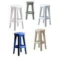 Taburete con Reposapiés Diseño Moderno FROZEN STOOL PLUST 39x74 cm