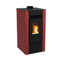 Stufa a Pellet Ventilata Certificazione A+ 4 Stelle Acciaio