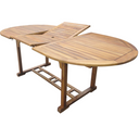Tavolo Allungabile da Giardino in Legno d’Acacia 150/200 - 180/240 cm