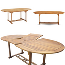Tavolo Allungabile da Giardino in Legno d’Acacia 150/200 - 180/240 cm