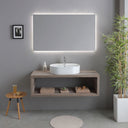Mobile Bagno Sospeso 120Cm Con Lavabo Ovale Bianco | Kos