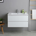 Mobile Bagno Base Con Lavabo 80Cm Bianco | Bali