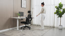 Sedia da Ufficio Ergonomica con Braccioli Pieghevoli, Poggiatesta e Supporto Lombare