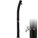 ZIK Doccia Solare per Esterno, Giardino e Piscina, con Miscelatore e Soffione, Incluso Lavapiedi, 20 Litri – 15x15x216h