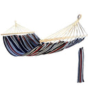 ZIK Amaca da Giardino per Esterno, Larga e Leggera, in Cotone con Supporto in Legno e Borsa - Multicolor7