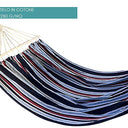 ZIK Amaca da Giardino per Esterno, Larga e Leggera, in Cotone con Supporto in Legno e Borsa - Multicolor4