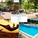 ZIK Amaca da Giardino per Esterno, Larga e Leggera, in Cotone con Supporto in Legno e Borsa - Multicolor6